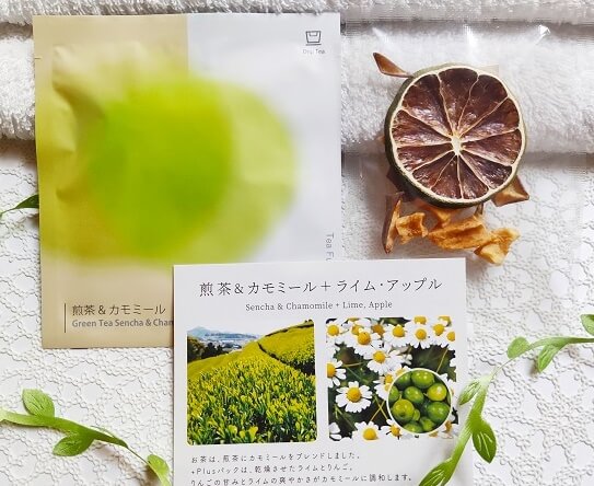 ティーフートDrip Tea 煎茶＆カモミール + Plus ライム・アップル