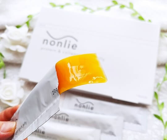 nonlie『ノンリ』プロテイン＆コラーゲンゼリーの味 色 香り 食感